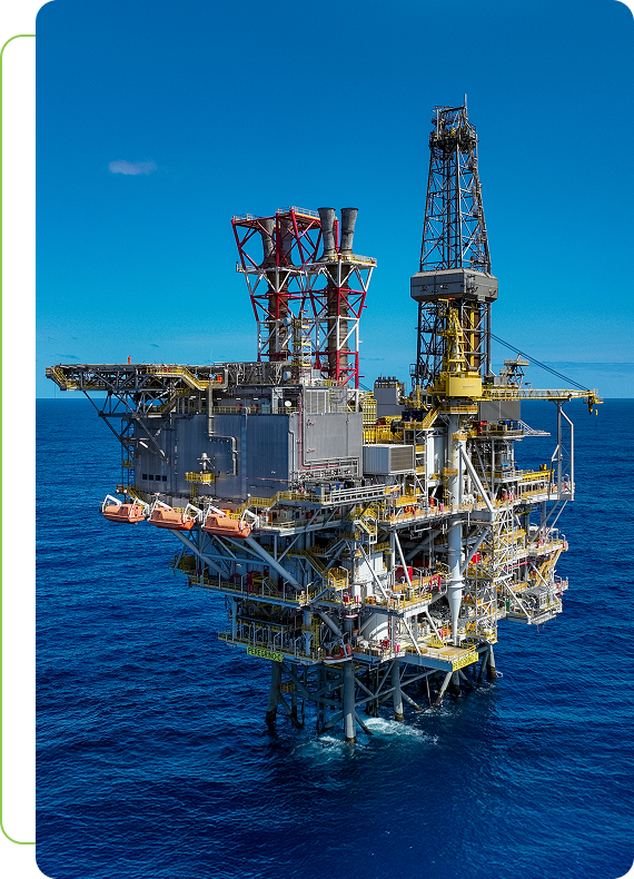 Plataforma de petróleo offshore